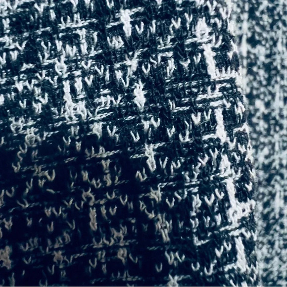 J Jill Knit - Stretch Sleeveless Black & White Cowl Neck Top Size Small - Picture 9 of 9